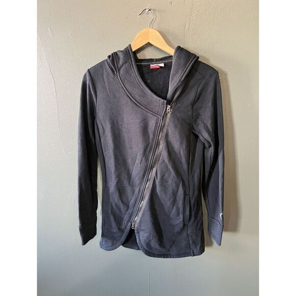 Puma Jacket Womens Sweatshirt Sweater Moto Black Medium - Picture 1 of 3